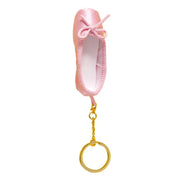 Pointe Shoe Keychain - Handmade Mini Satin Ballet Shoe Keyring Bag Pendant Ballet Accessories - DancerInn Pink