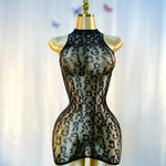 black bodycon dress fishnet cover up - 36433675387063 - 36433675387063