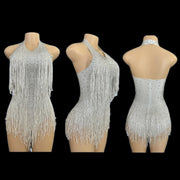 sheer mesh bodysuit for modern dance