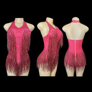 fringe dance costume for latin performers