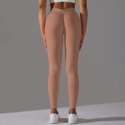 Women High Waist Butt Lifting V Butt Push Up Shaping Toning Sculpting Slimming Yoga Gym Fitness Center Exercise Leggings - DancerInn