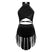 Black / XS - Ballet Dress Girl - Sleeveless Rhinestones Ballet Leotards for Girls Gymnastics, Ice Skating,  Lyrical, Latin & Contemporary Dance