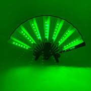 luminous light up folding fan