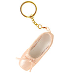 Pointe Shoe Keychain - Handmade Mini Satin Ballet Shoe Keyring Bag Pendant Ballet Accessories - DancerInn Champagne - 33438399660215 - 33438399660215