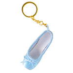 Pointe Shoe Keychain - Handmade Mini Satin Ballet Shoe Keyring Bag Pendant Ballet Accessories - DancerInn Blue - 33438399561911 - 33438399561911