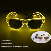 led light up glasses for music festival