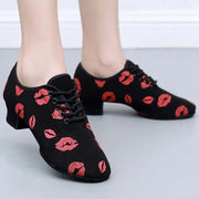 latina shoes lace up design ballroom dance shoes soft outsole