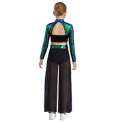 girls ballet jazz dance costume set