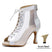 Weiße Wildledersohle, 6 cm Absatz / US 4,5/EU 34 - Die besten Tanzschuhe für Damen: Strass-Wildledersohle, hohe Schuhe für Latino-Tänze wie Jazz, Bachata und mehr.