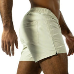 Mens Split Running Shorts - Quick Dry Athletic Cargo Shorts for Men Breathable Elastic Waist Summer Sports Workout Gym Jogger for Fitness Training - DancerInn  - 32502999580855 - 32502999580855