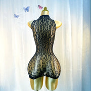 see through black bodycon dress for women