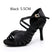 Black-Suede Sole-5.5cm Heel / US 4.5/EU 34 - Latin Dancing Shoes for Women - Soft Suede Sole PU Upper Dance Heels for Ballroom Tango Salsa Bachata