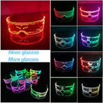 cyberpunk led visor glasses for dj - 36637429039287 - 36637429039287