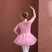 Pink Long Sleeve / XS - Long Sleeve Ballet Leotard with Skirt for Girls Toddler Kids Gymnastics Tutu Dress