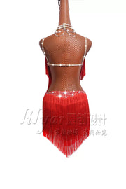 latin dance dresses for sale with fringe