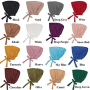 Elegant Soft Modal Muslim Turban Hat with Inner Hijab Cap for Women - DancerInn