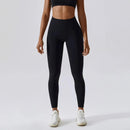 Scrunch Butt Leggings, Fitness-Leggings mit hoher Taille für Po-Lifting, -Formung und Yoga - Schwarz / S