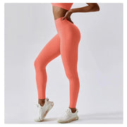Women Athletic High Waist Leggings Seamless Yoga Gym Tights Stretchy Fitness Activewear Pants - DancerInn