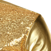 70s Disco Shirt Mens Performance Shirt – Shiny Sequin Long Sleeve Latin Ballroom Top for Party, Dance, Nightclub & Stage - DancerInn 