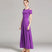 Purple / S - Short Sleeve Prom Dresses with Spaghetti Straps for Ballroom, Dance Parties & Formal Events