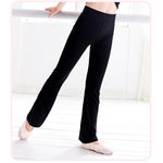 Bell Bottom Pants for Girls - Flared Leggings with High Waist for Kids Ballet, Dance, Yoga & Workout - DancerInn  - 33069688815799 - 33069688815799