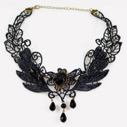 victorian lace collar necklace