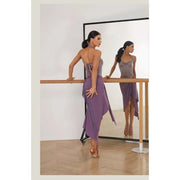 Women Irregular Wrap Silk Fringe Latin Dance Skirt for Tango and Salsa Dance ZY2450 - DancerInn