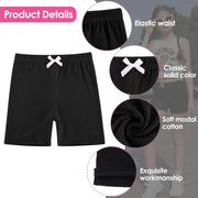 Girls Cartwheel Shorts for Under Dresses - Stretch Breathable Cotton Kids Toddler Dance Shorts Leggings for Athletic Bike Gym & Yoga - DancerInn 