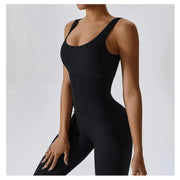 One-Piece Seamless Yoga Suit Stretch Bodysuit Fitness Workout Gym Dance Clothes for Women - DancerInn
