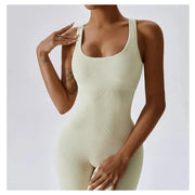 One-Piece Seamless Yoga Suit Stretch Bodysuit Fitness Workout Gym Dance Clothes for Women - DancerInn