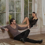 Latin Dance Outfits - Long Sleeve Two Piece Dance Sets for Samba, Rumba, Cha-Cha, and Bullfighting - DancerInn  - 33522324635831 - 33522324635831