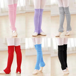 Ballet Leg Warmers Dance for Girls Knitted Stirrup Long Leg Socks Suit Yoga, Gym, and Fitness - DancerInn  - 33468461842615 - 33468461842615