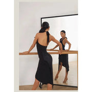 Women Irregular Wrap Silk Fringe Latin Dance Skirt for Tango and Salsa Dance ZY2450 - DancerInn