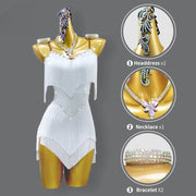 ballroom party sequin dance dress