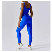 One-Piece Seamless Yoga Suit Stretch Bodysuit Fitness Workout Gym Dance Clothes for Women - DancerInn