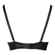 Punk Style Metallic Push Up Bra for Women Sexy Steampunk Rivet Lingerie Tops - DancerInn