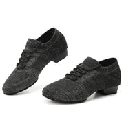 Dance Shoes for Jazz Dance Salsa Dance Shoes for Women Knitted Latin Ballroom Practice Shoes DancerInn
