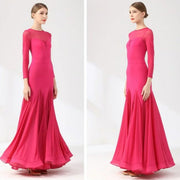 ballroom dance gowns with heart back