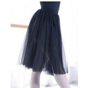 Adult Ballet Tutu Skirts Soft Tulle Practice Skirt Mid-Length Dance Skirt High-End Design with Two Layers for Professional Dancers - DancerInn