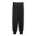 Black / XS - Girls Wide Leg Pants - Black Kids Harem Pants with High Elastic Waist Soft Comfortable Breathable Cotton for Dance Yoga & Sports