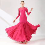 ballroom smooth gowns with flowing hem - 38040473010359 - 38040473010359