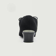 Ballroom Dancing Shoes Men – Latin Dance Shoes for Men Black Lace-Up Salsa Tango Samba Practice Shoes with Split-Sole and Closed Toe - DancerInn 