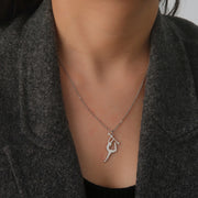 Gymnastic Jewelry & Ballet Jewelry for Ballerina Dancer Gymnast Gold Necklace Rhythmic Stainless Steel  Sport Jewelry - DancerInn 