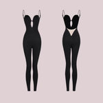 Unitard Dance Costumes - Black Leotard Dance Latin Camisole Jumpsuit with Built-In Bra for Salsa Rumba Tango - DancerInn   Women Dance Unitards - 35057000841399 - 35057000841399