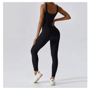 One-Piece Seamless Yoga Suit Stretch Bodysuit Fitness Workout Gym Dance Clothes for Women - DancerInn