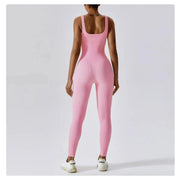One-Piece Seamless Yoga Suit Stretch Bodysuit Fitness Workout Gym Dance Clothes for Women - DancerInn