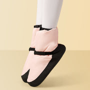 Ballet Warm Up Booties - Winter Ballet Boots Warm Up Dance Shoes, Breathable Fleece, Non-Slip Sole DancerInn