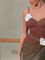 라틴 살사 룸바 삼바용 여성용 서스펜더 바디수트(브라 내장) 오픈백 레오타드 - 34092975390903 - 34092975390903