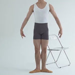 Male Ballet Shorts - Cotton Gym Shorts for Men Lightweight Breathable Elastic Slim Boxers for Athletic Fitness Performance Practice - 32495216132279 - 32495216132279
