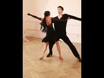 Black Latin Dance Skirt - Salsa Dancing Skirts with Side Tie Ruched Waist and Built-In Shorts - 38384316121271 - 38384316121271